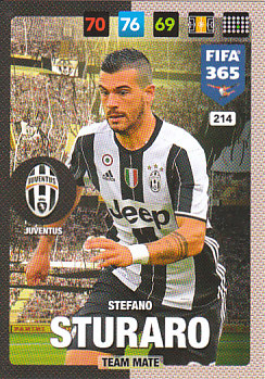 Stefano Sturaro Juventus FC 2017 FIFA 365 #214